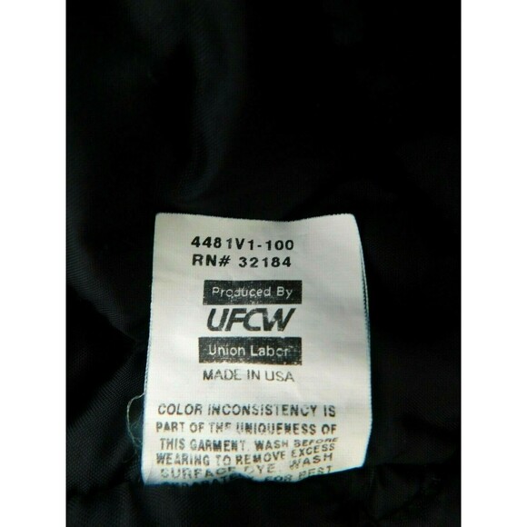 King Louie LABORERS LOCAL 288 Dark Blue Vest 100 Anniversary Mens Sz L made USA - Picture 7 of 8